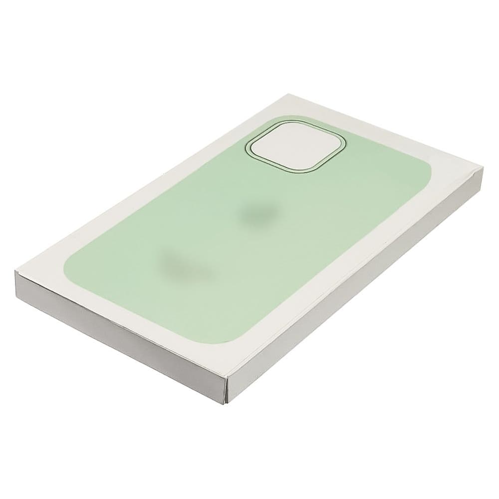 Чехол Apple iPhone 12, iPhone 12 Pro, силиконовый, Full Silicone MagSafe, аквамарин