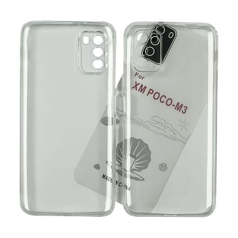 Чехол Xiaomi Poco M3, силиконовый, KST, прозрачный