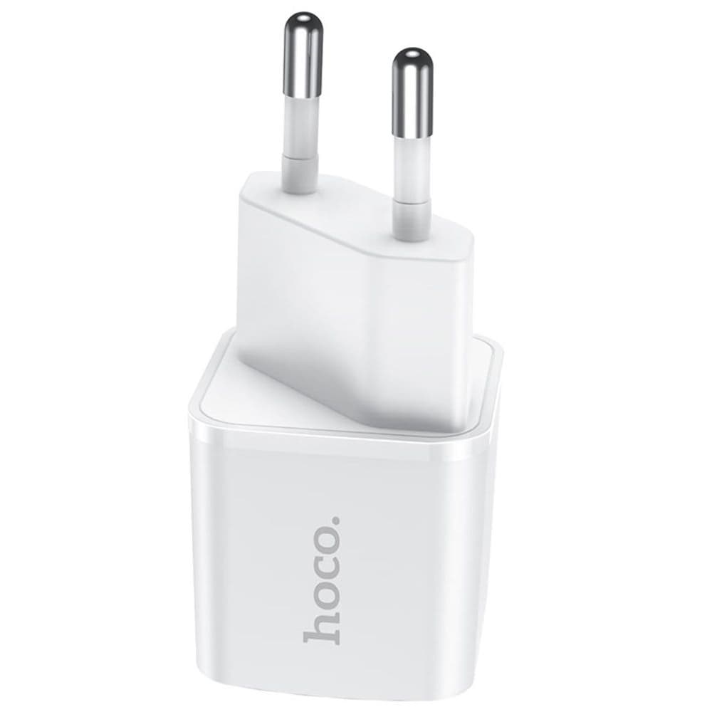 Сетевое зарядное устройство Hoco N10, Power Delivery (20 Вт), 3.0 А, белое