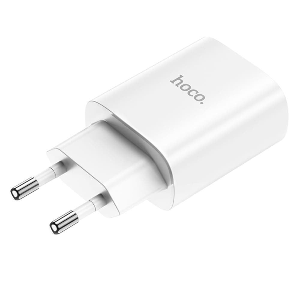 Сетевое зарядное устройство Hoco N14, 1 USB Type-C, Power Delivery (20 Вт), 3.0 А, белое