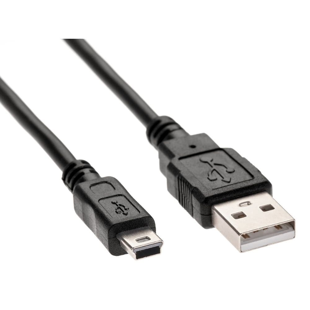 USB-кабель Mini, 100 см, чорний