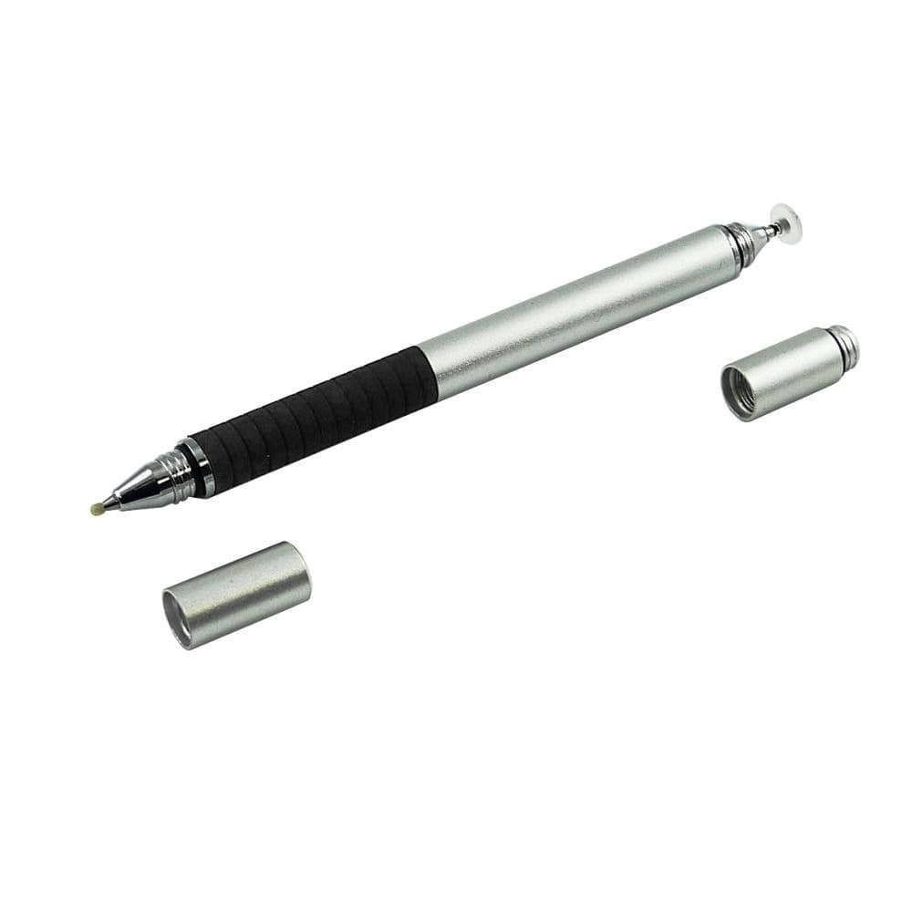Стилус емкостный, высокоточный, Jot Pro, с капиллярной ручкой, алюминиевый, серебристый
