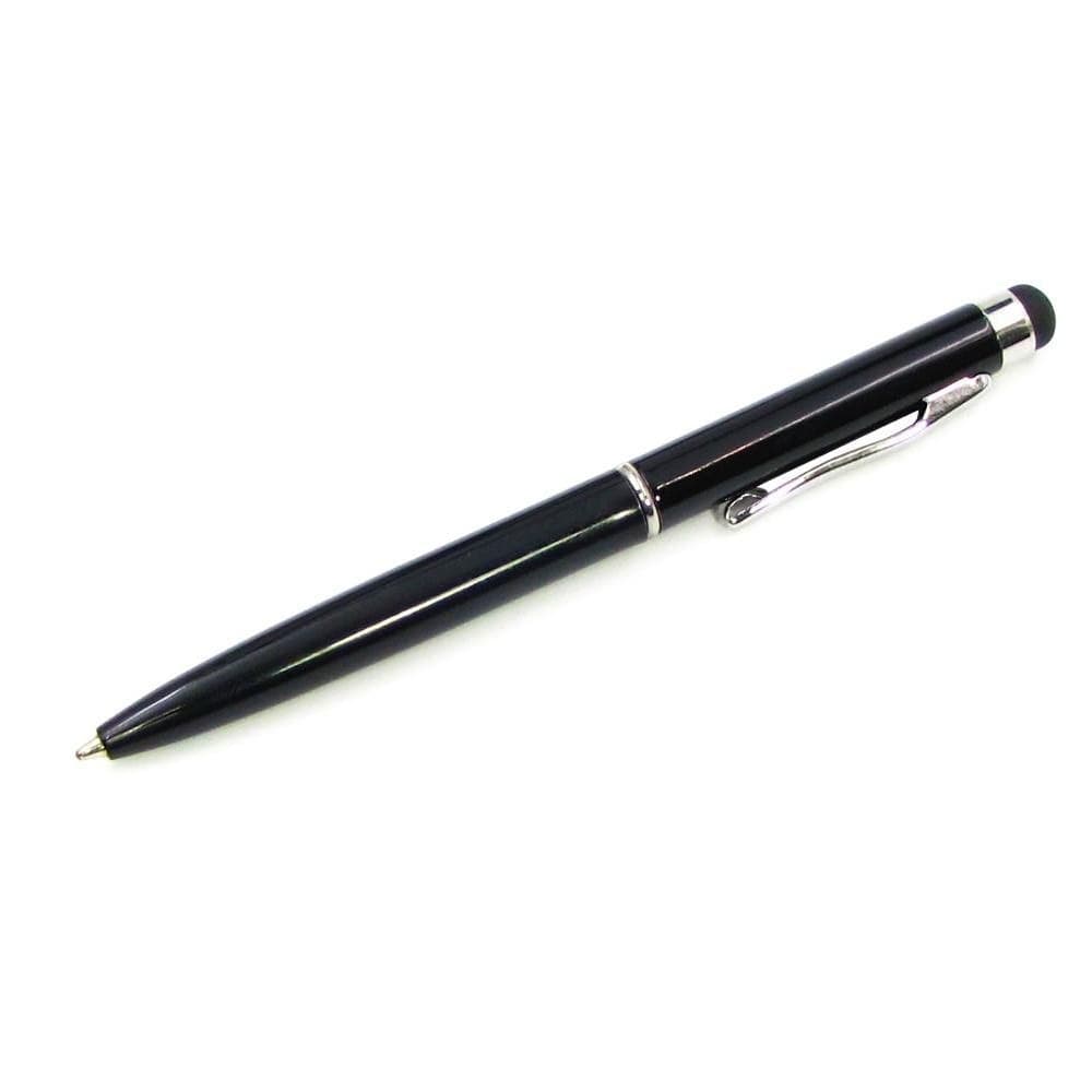 Стилус емкостный PS100, с шариковой ручкой, металлический, чорний