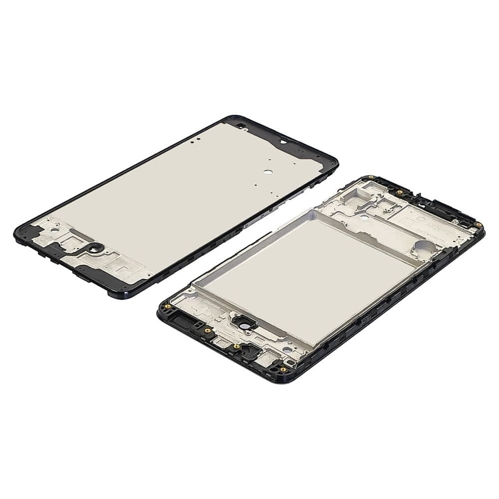 Рамка (основа) крепления дисплея Samsung SM-A325 Galaxy A32, черная, Original (PRC)
