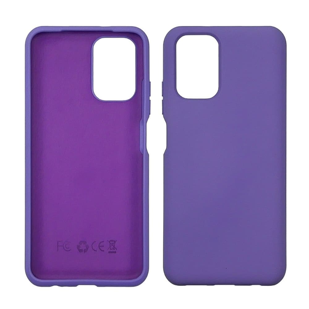 Чехол Xiaomi Redmi Note 10, Redmi Note 10s, силиконовый, Full Nano Silicone, фиолетовый