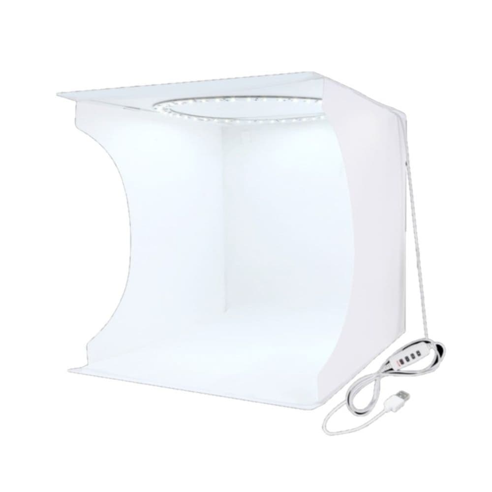 Лайтбокс Puluz PU5030 LED, 31 x 31 x 32 см, білий | лайткуб, фотобокс, фотокуб