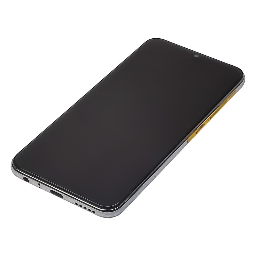 Дисплей Xiaomi Redmi Note 8, M1908C3JH, M1908C3JG, M1908C3JI, серебристый | с тачскрином | с передней панелью | High Copy | дисплейный модуль, экран, монитор