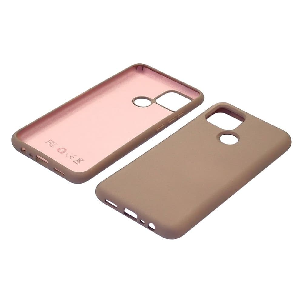 Чехол Oppo A15, A15s, силиконовый, Full Nano Silicone, розовый