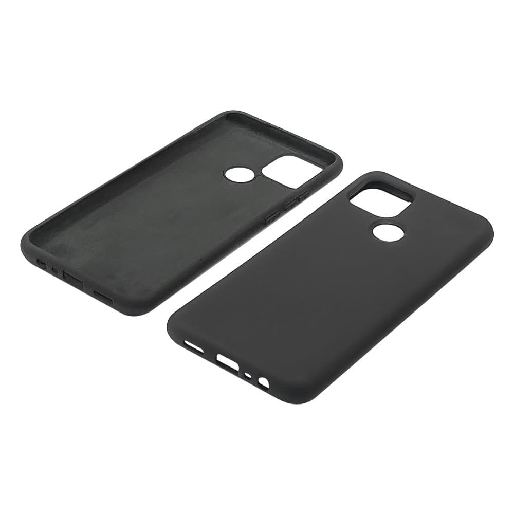 Чехол Oppo A15, A15s, силиконовый, Full Nano Silicone, черный