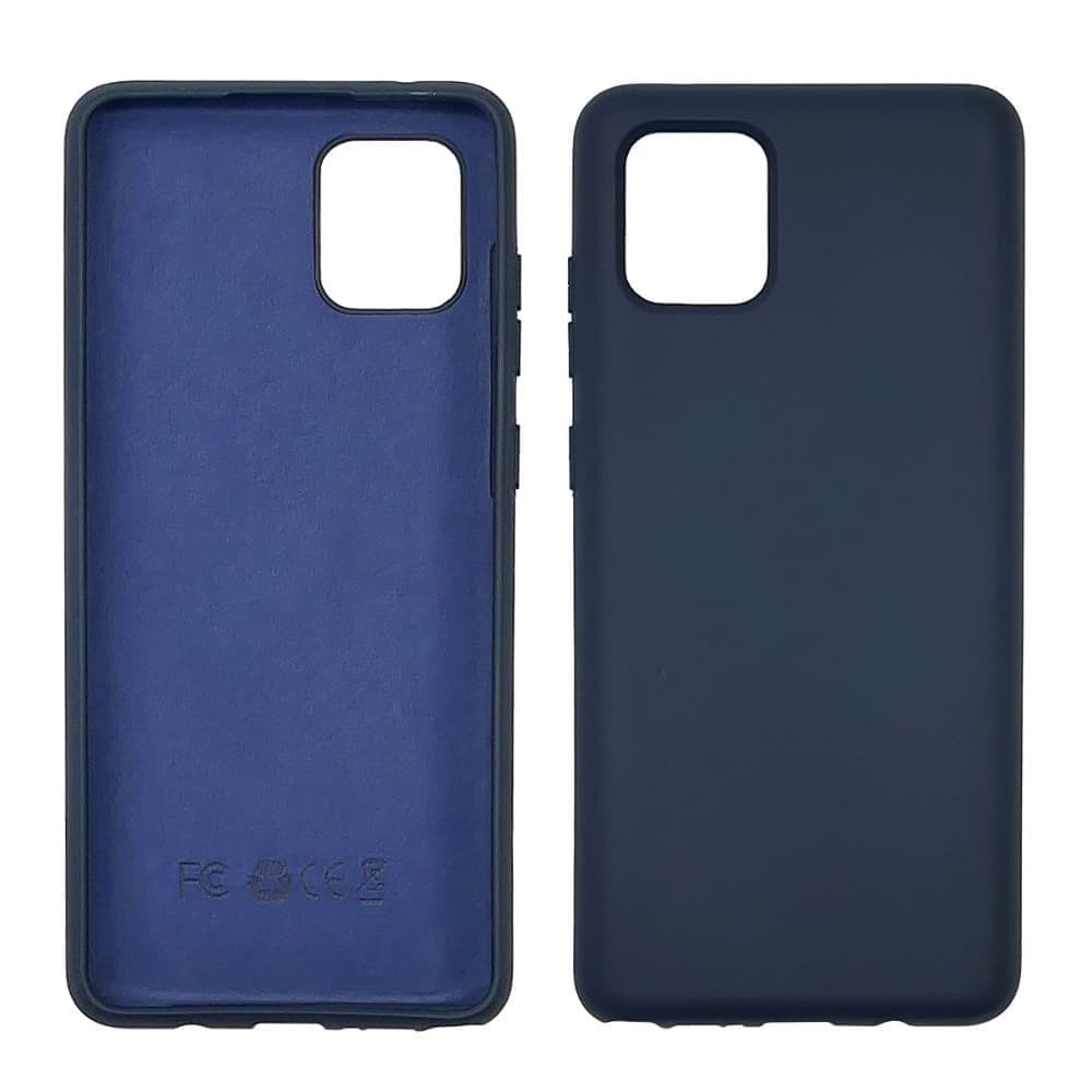 Чехол Samsung SM-N770 Galaxy Note 10 Lite, силиконовый, Full Nano Silicone, синій