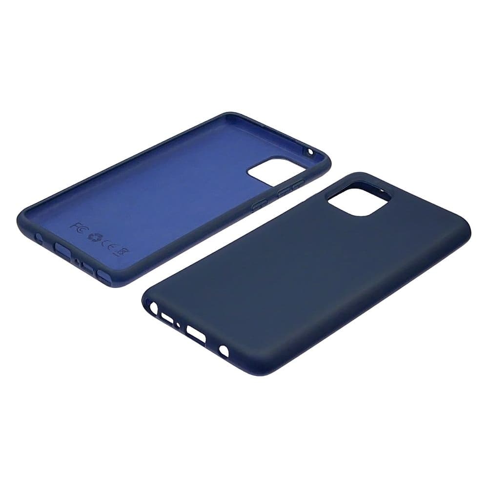Чехол Samsung SM-N770 Galaxy Note 10 Lite, силиконовый, Full Nano Silicone, синий