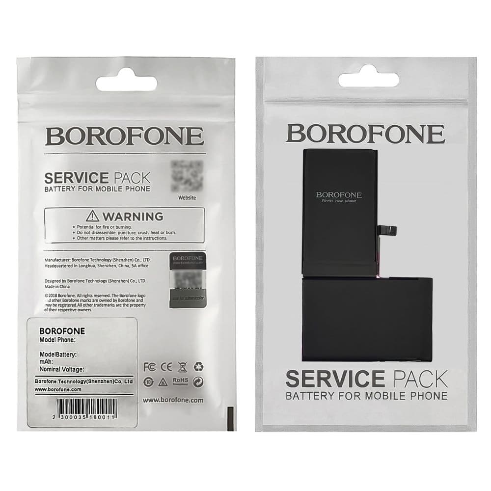 Аккумулятор Apple iPhone X, Borofone | 3-12 мес. гарантии | АКБ, батарея