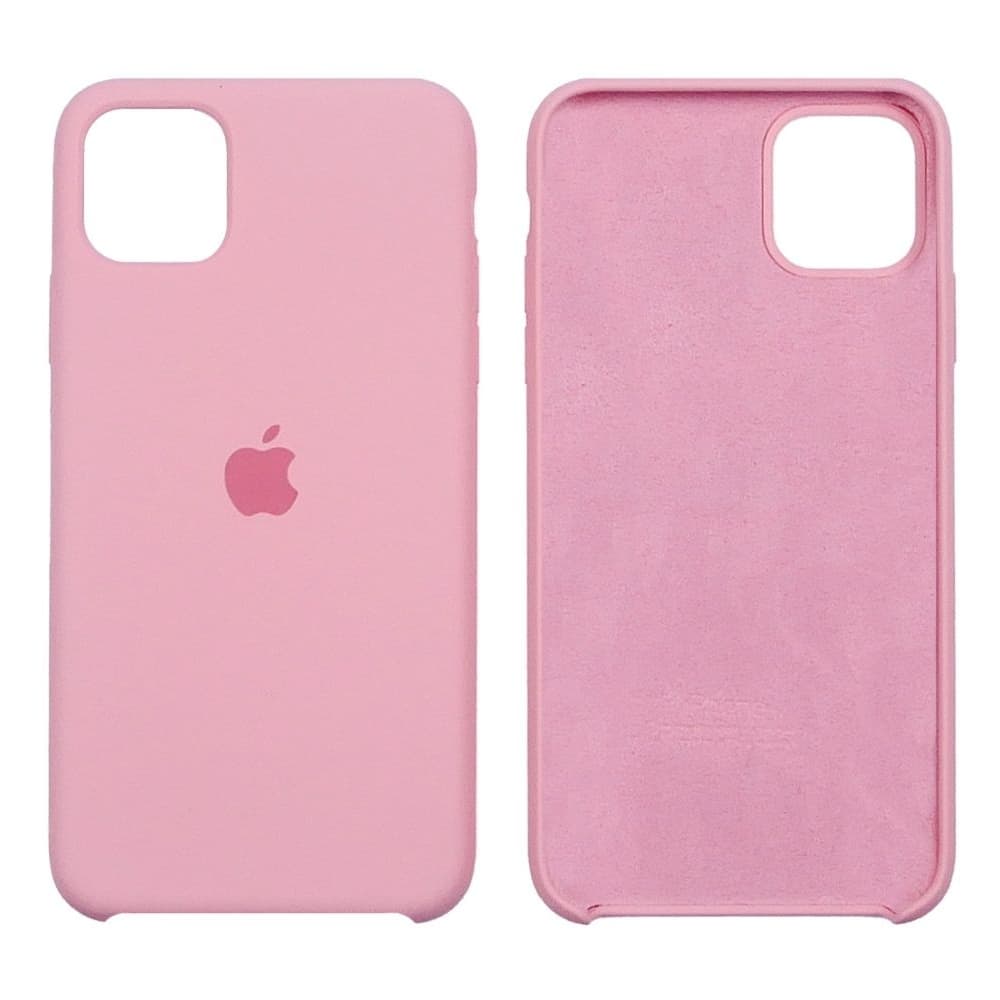 Чехол Apple iPhone 11 Pro Max, силиконовый, Silicone, розовый