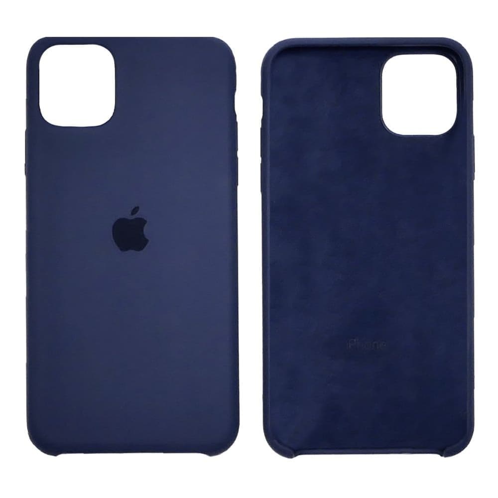 Чехол Apple iPhone 11 Pro Max, силиконовый, Silicone, синий