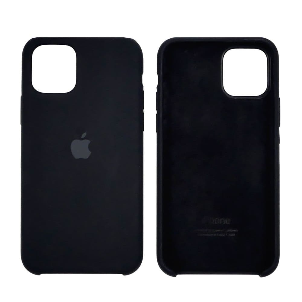 Чехол Apple iPhone 11 Pro, силиконовый, Silicone, черный