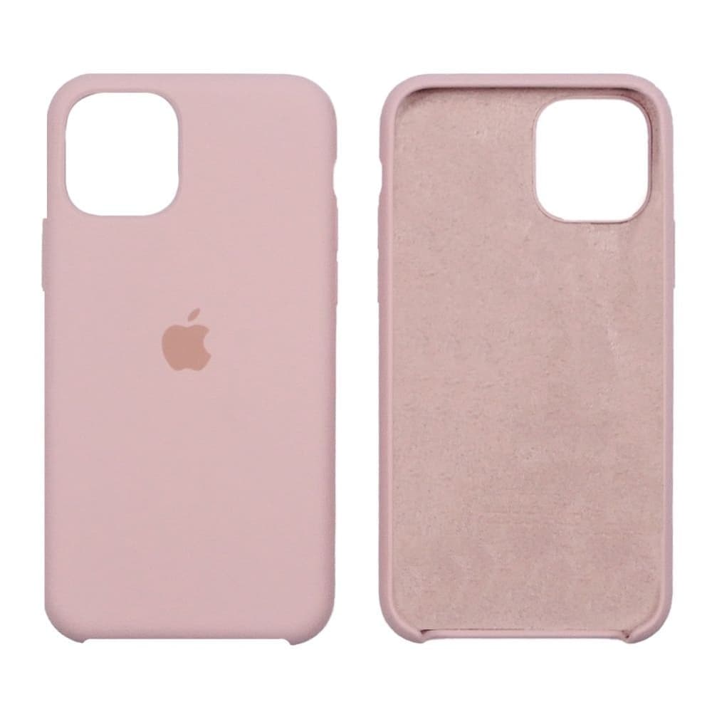 Чехол Apple iPhone 11 Pro, силиконовый, Silicone, розовый