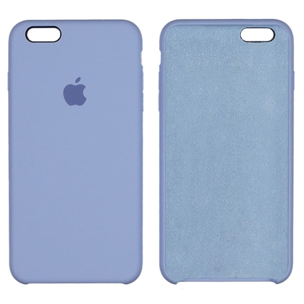 Чехол Apple iPhone 6 Plus, iPhone 6S Plus, силиконовый, Silicone, голубой
