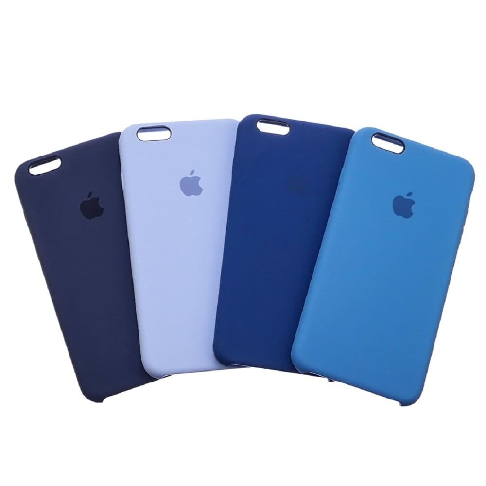 Чехол Apple iPhone 6 Plus, iPhone 6S Plus, силиконовый, Silicone, синий