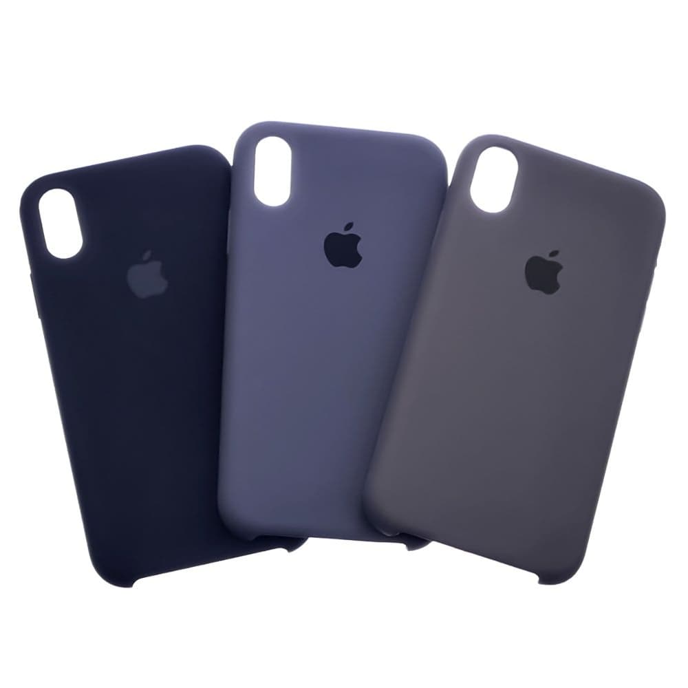 Чехол Apple iPhone XR, силиконовый, Silicone, черный
