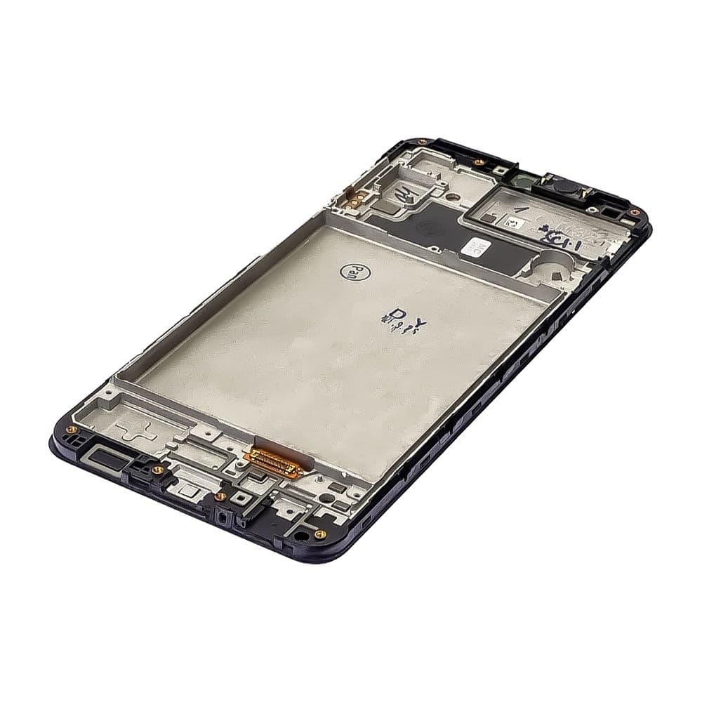 Дисплей Samsung SM-M325 Galaxy M32, черный | с тачскрином | с передней панелью | High Copy, OLED, с широким ободком | дисплейный модуль, экран