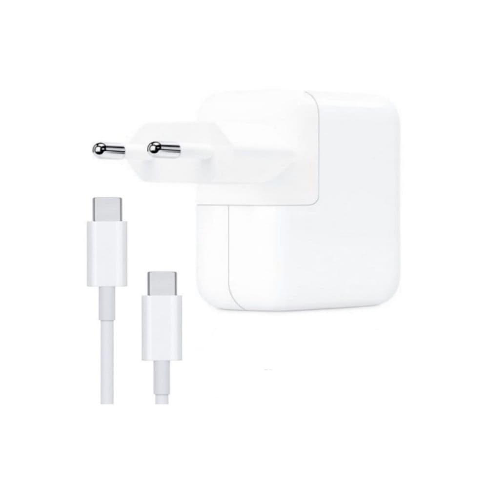 Сетевое зарядное устройство Apple, USB-C, Type-C на Type-C, 61 Вт, белое