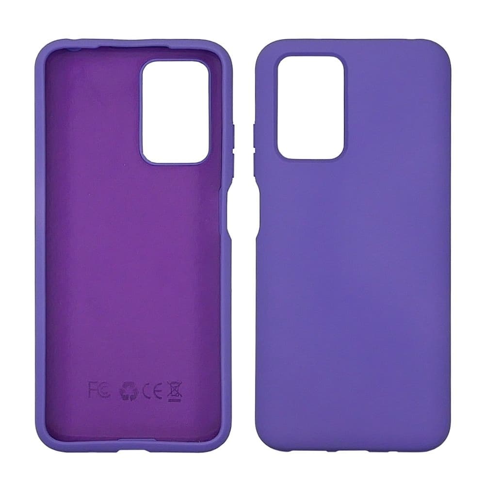 Чехол Xiaomi Redmi 10, силиконовый, Full Nano Silicone, фиолетовый