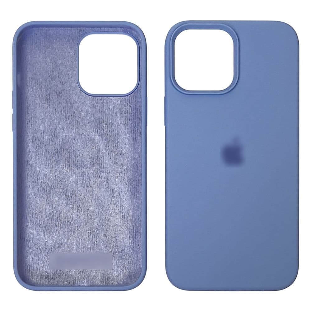 Чехол Apple iPhone 13 Pro, силиконовый, Full Silicone, голубой