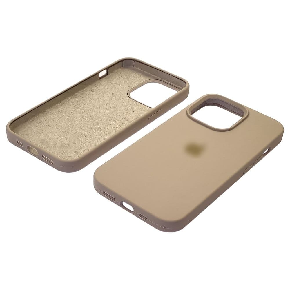 Чехол Apple iPhone 13 Pro, силиконовый, Full Silicone, песочный
