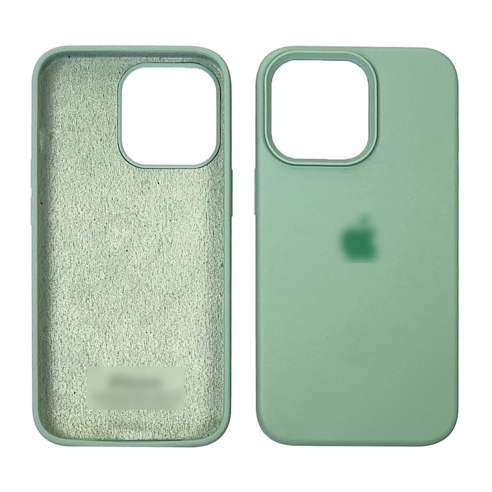 Чехол Apple iPhone 13 Pro, силиконовый, Full Silicone, мятный
