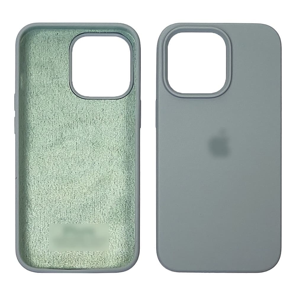 Чехол Apple iPhone 13, силиконовый, Full Silicone, серый