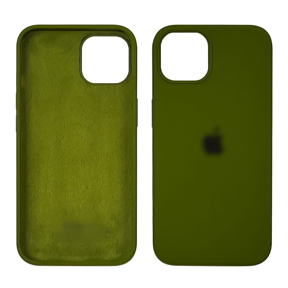 Чехол Apple iPhone 13, силиконовый, Full Silicone, зеленый