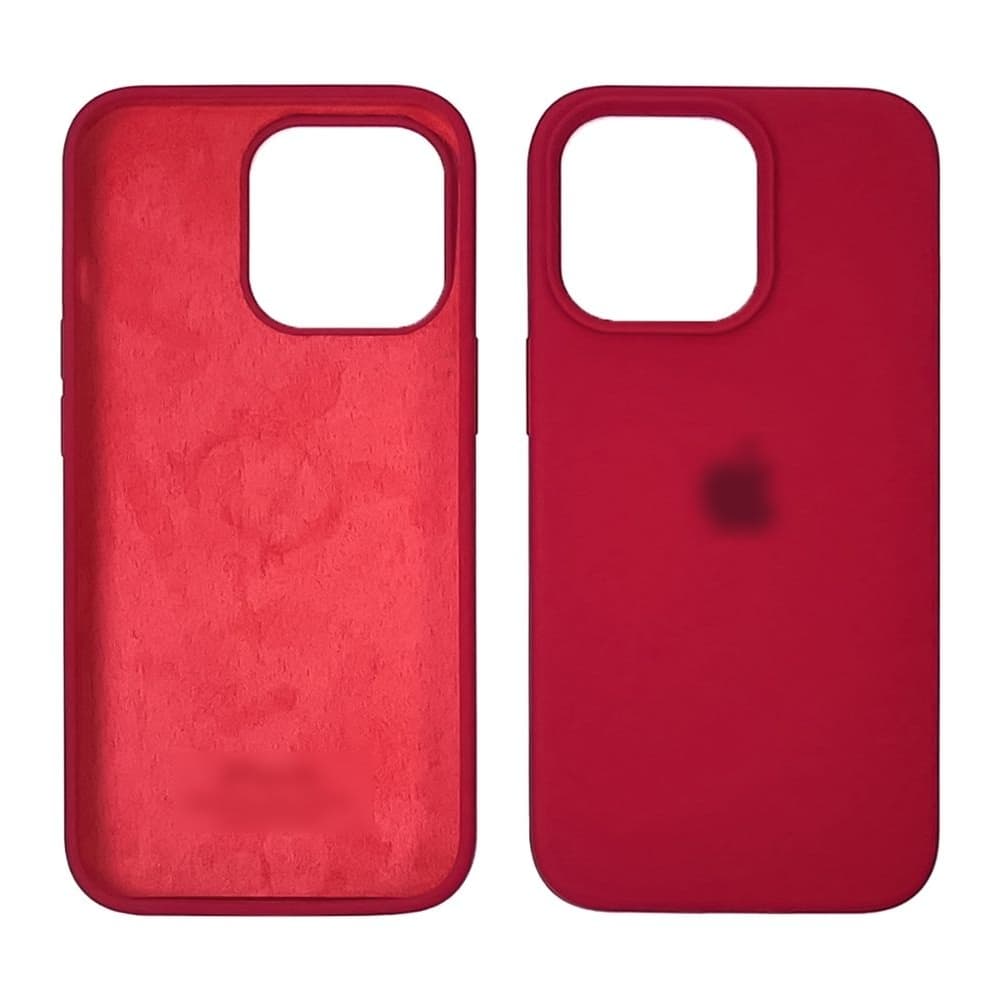 Чехол Apple iPhone 13 Pro, силиконовый, Full Silicone, бордовый