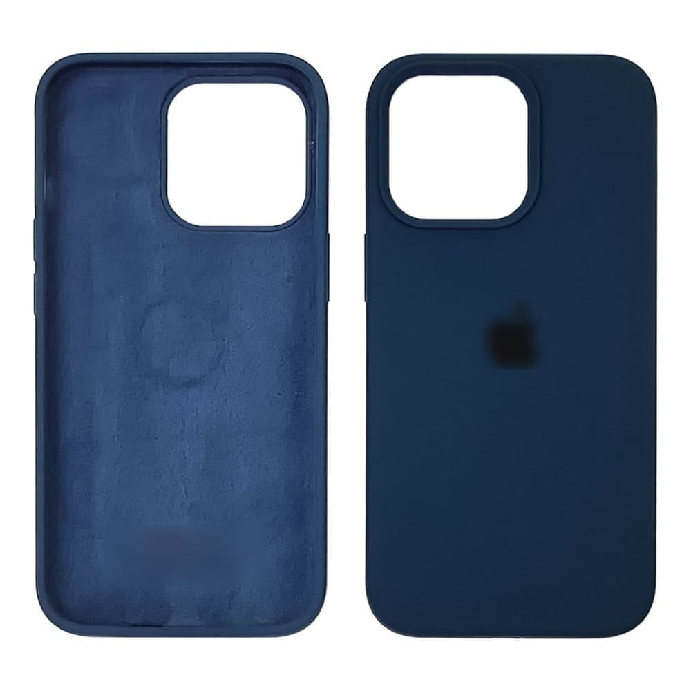 Чехол Apple iPhone 13 Pro, силиконовый, Full Silicone, синий