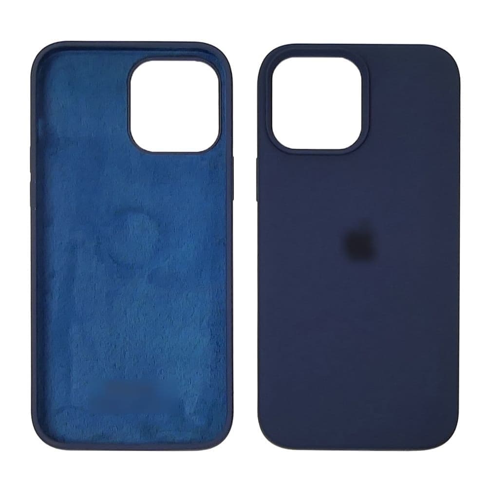 Чехол Apple iPhone 13 Pro Max, силиконовый, Full Silicone, синій