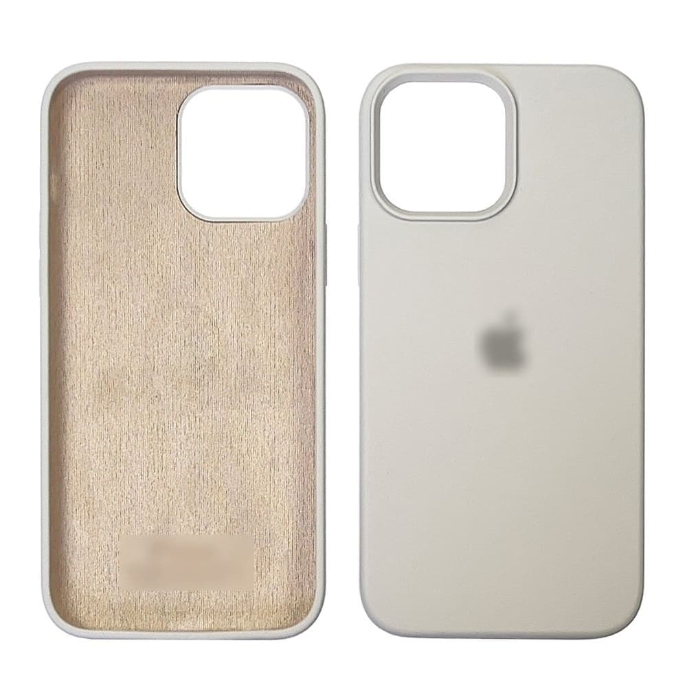 Чехол Apple iPhone 13 Pro Max, силиконовый, Full Silicone, серый