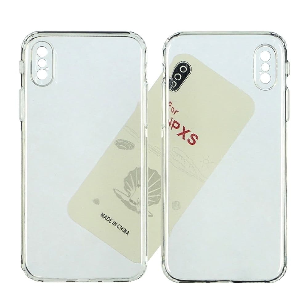 Чехол Apple iPhone X, iPhone XS, силиконовый, KST, прозрачный