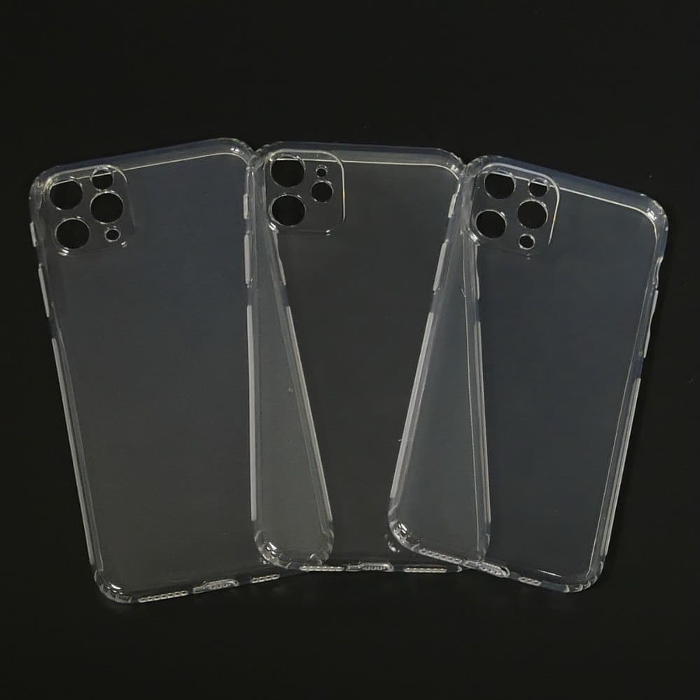 Чехол Apple iPhone 11 Pro Max, силиконовый, KST, прозрачный