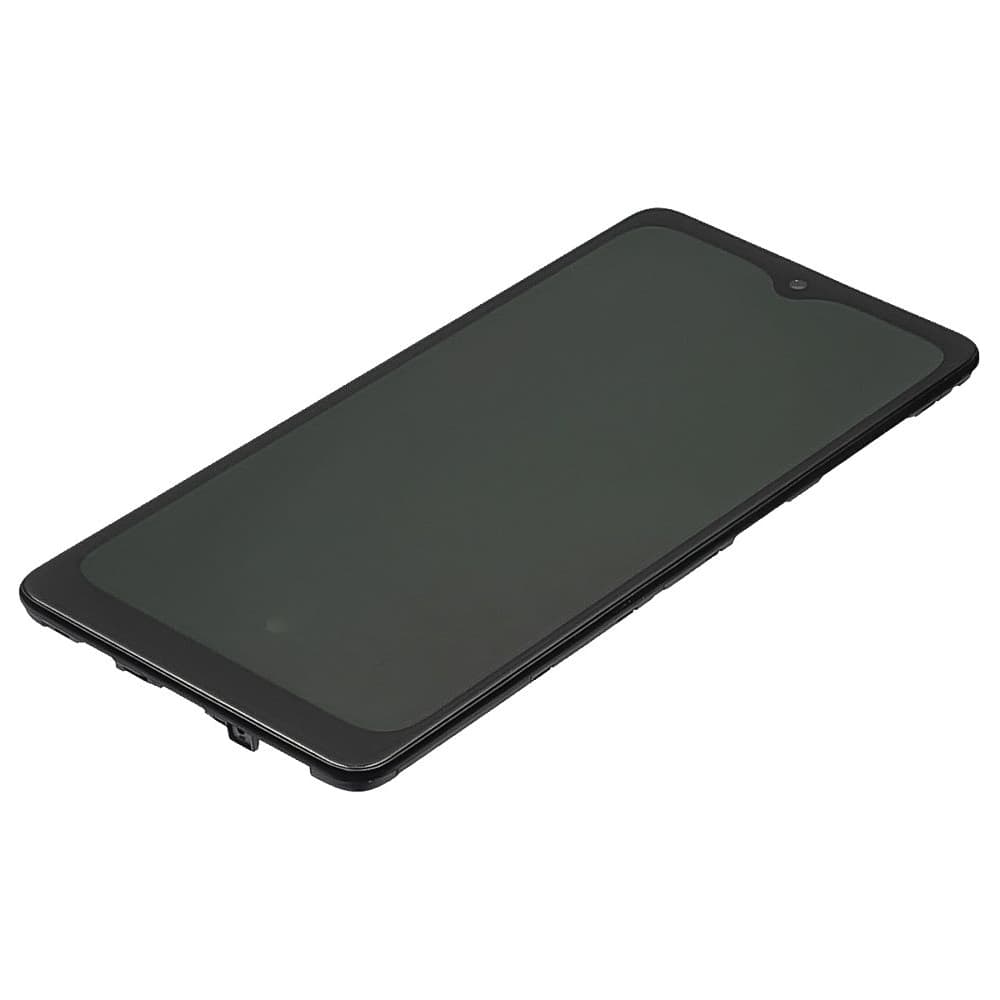 Дисплей Samsung SM-A715 Galaxy A71, черный | с тачскрином | с передней панелью | High Copy, OLED, с широким ободком | дисплейный модуль, экран