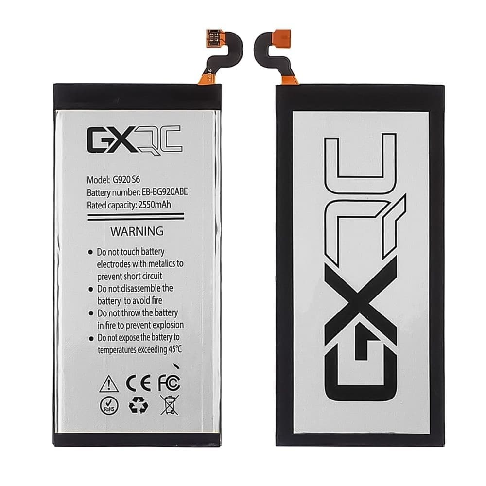 Аккумулятор Samsung SM-G920 Galaxy S6, EB-BG920ABE, GX | 2-6 мес. гарантии | АКБ, батарея