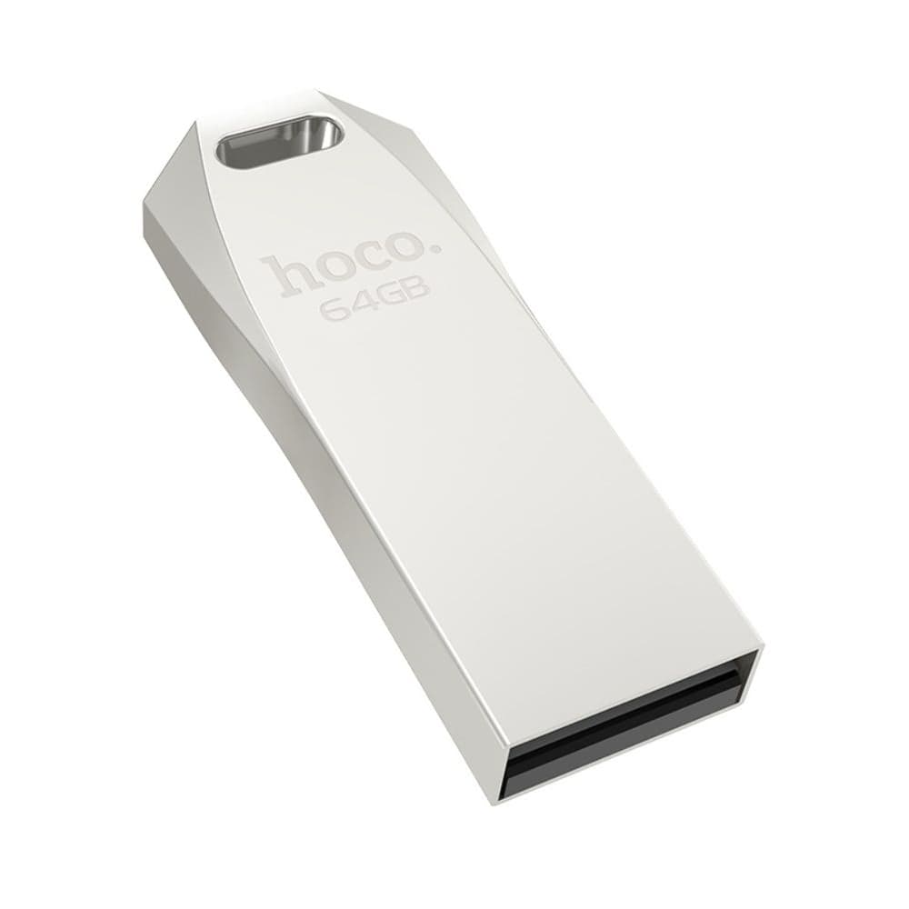 USB-накопитель Hoco UD4, 64 GB, USB 2.0, серебристый