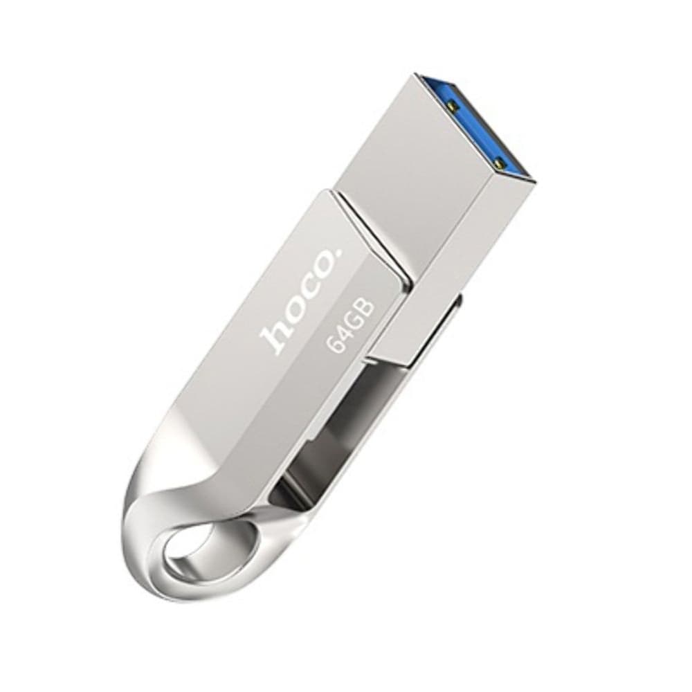 USB-накопитель Hoco UD8 64GB Smart Type-C 3.0, серебристый