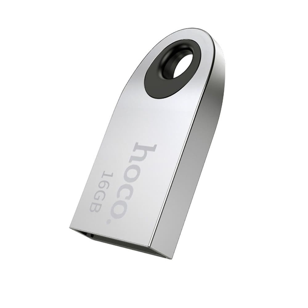 USB-накопитель Hoco UD9, 16 GB, USB 2.0, серебристый