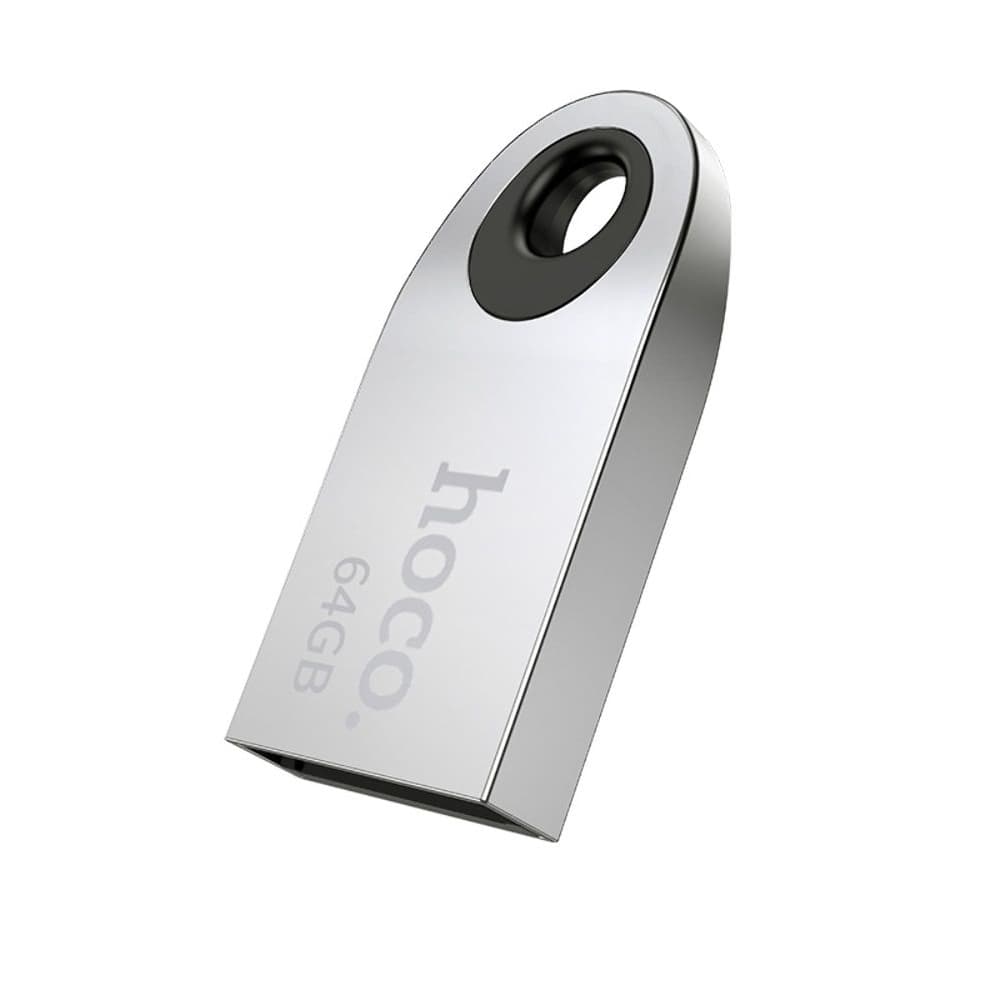 USB-накопитель Hoco UD9, 64 GB, USB 2.0, серебристый