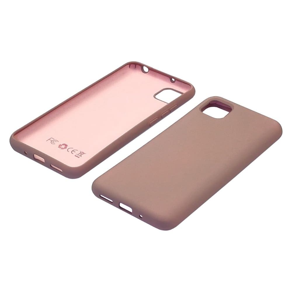 Чехол Xiaomi Poco C3, Redmi 9C, Redmi 10A, силиконовый, Full Nano Silicone, розовый, без отверстия для сканера отпечатка пальца