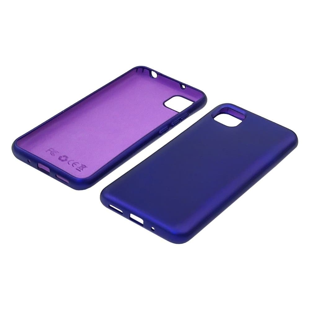Чехол Xiaomi Poco C3, Redmi 9C, Redmi 10A, силиконовый, Full Nano Silicone, фиолетовый, без отверстия для сканера отпечатка пальца