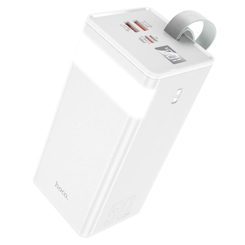 Power bank Hoco J86A, 50000 mAh, 22.5 Вт, Power Delivery (20 Вт), Quick Charge 3.0, белый