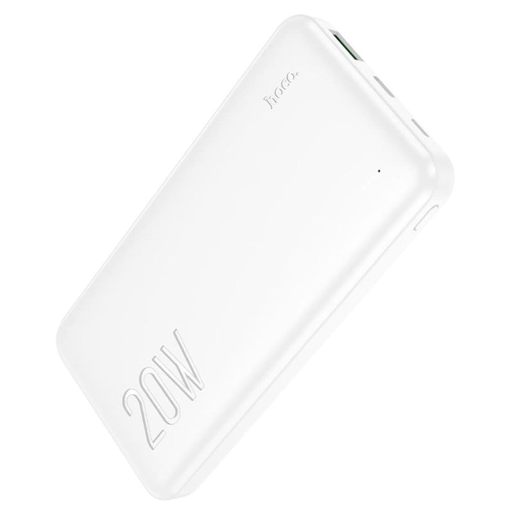 Power bank Hoco J87, 10000 mAh, Power Delivery (20 Вт), Quick Charge 3.0, білий