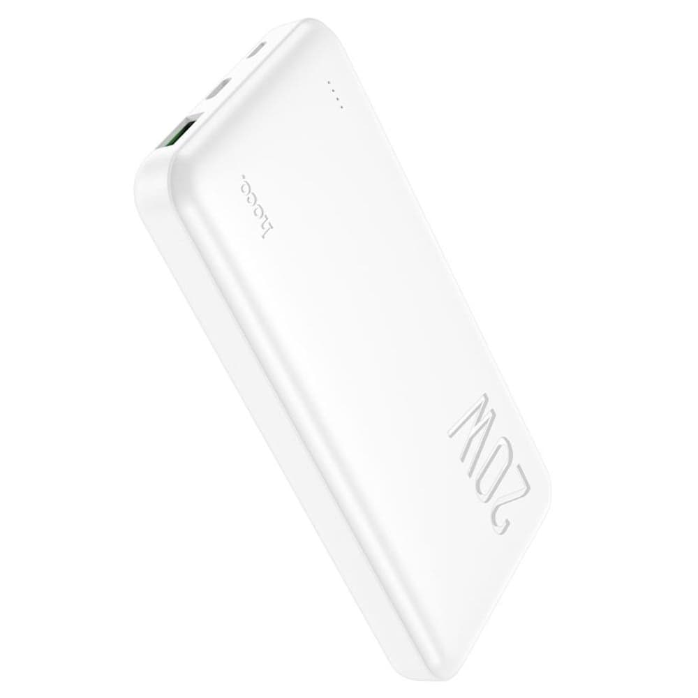 Power bank Hoco J87, 10000 mAh, Power Delivery (20 Вт), Quick Charge 3.0, белый
