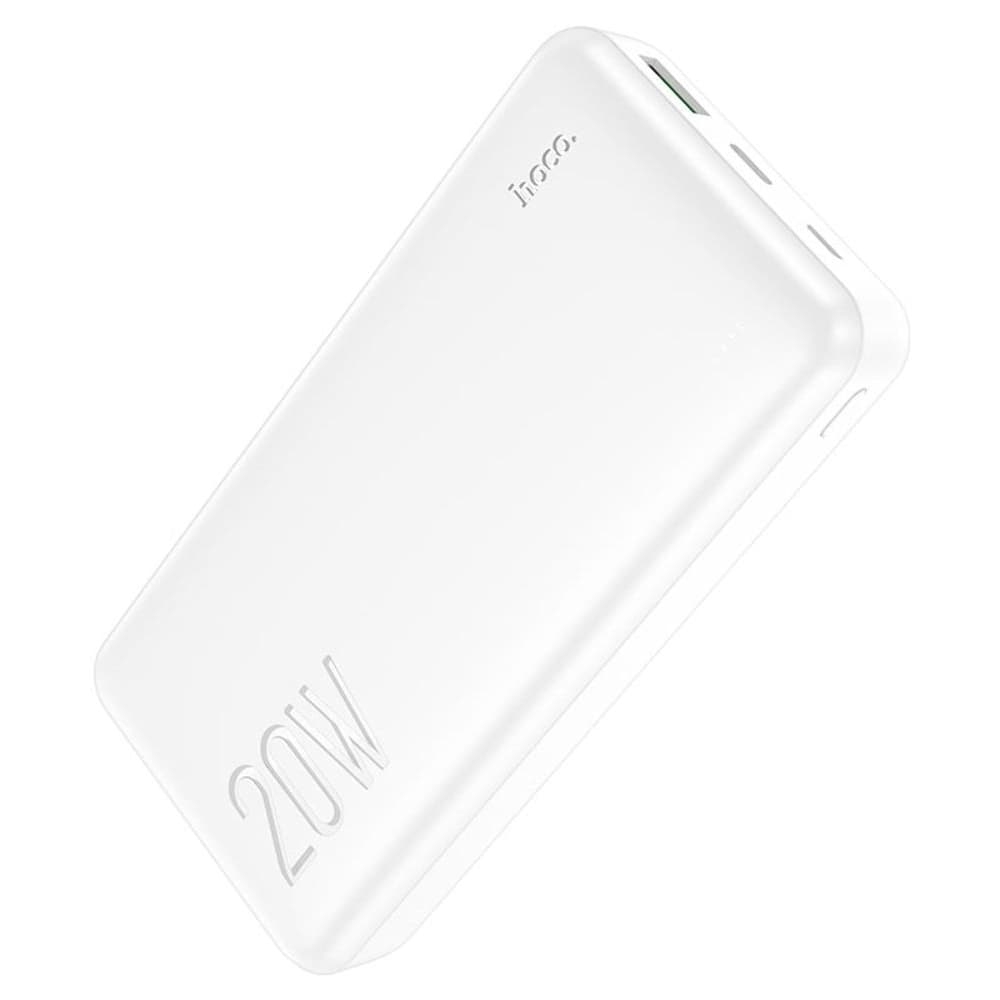 Power bank Hoco J87A, 20000 mAh, Power Delivery, 20 Вт, Quick Charge 3.0, белый
