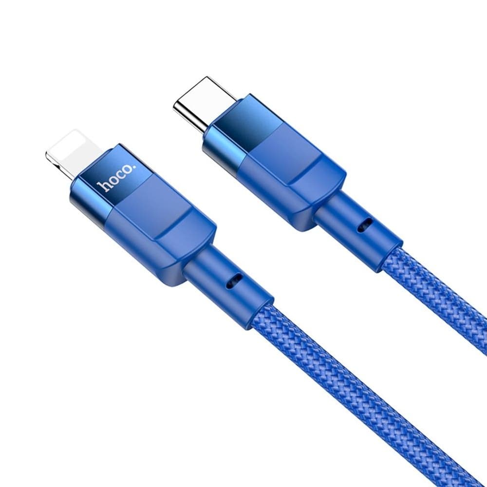 USB-кабель Hoco U106, Type-C на Lightning, 100 см, Power Delivery (20 Вт), синий